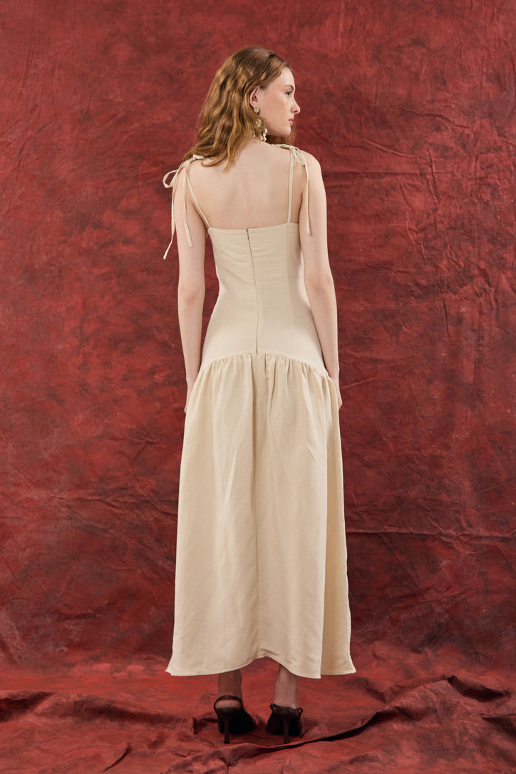 Beige Moma Dress