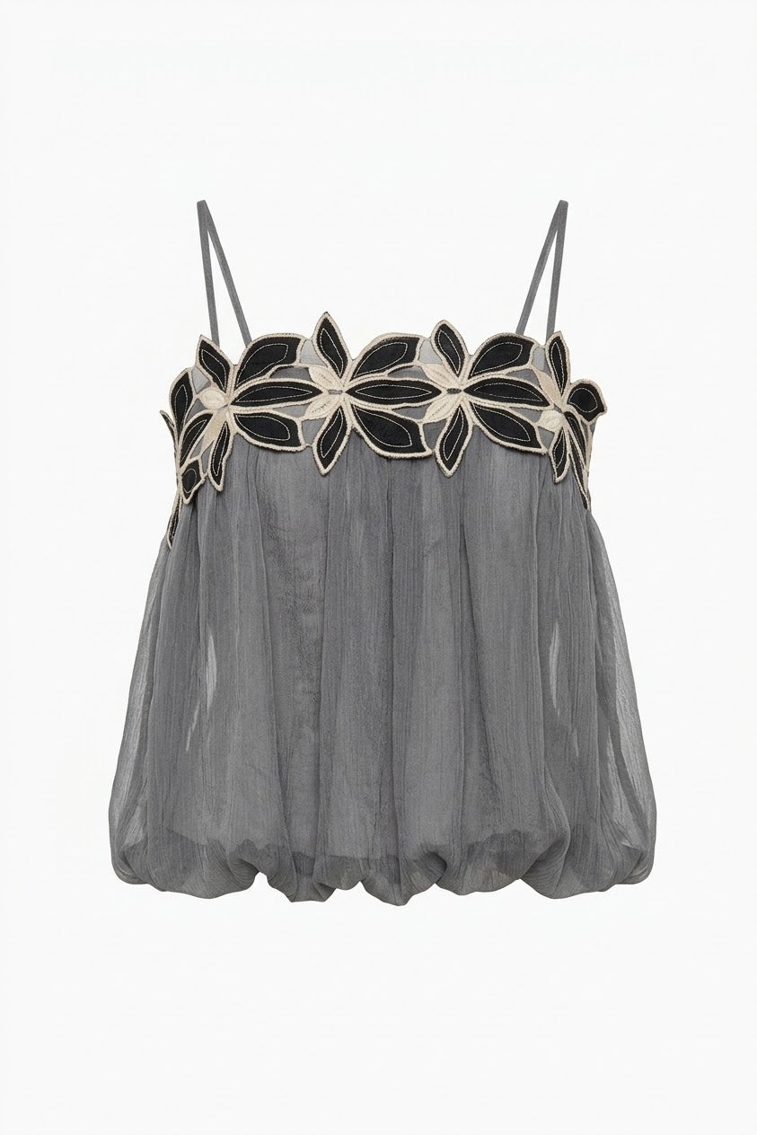 Blue Flower Top