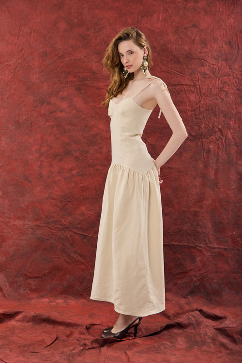 Beige Moma Dress