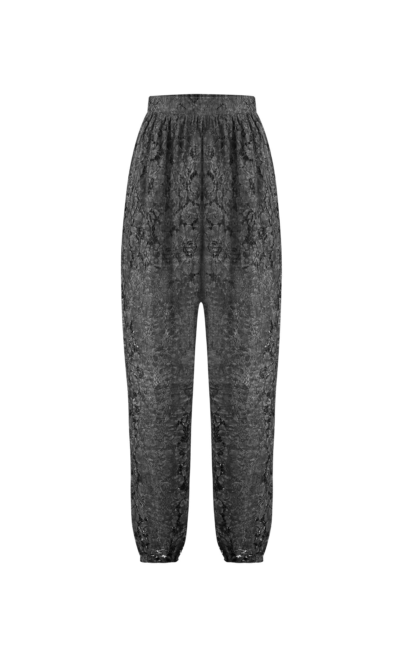 Gray Ballon Pants